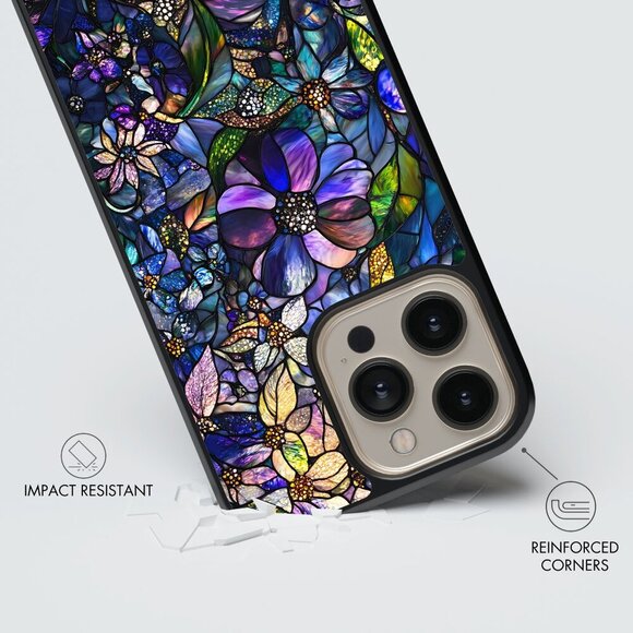 Floral Phone Cover – iPhone 16, 15 Pro, 14, Galaxy S25, S24, S24 Ultra, Pixel 9 - Picture 4 of 9